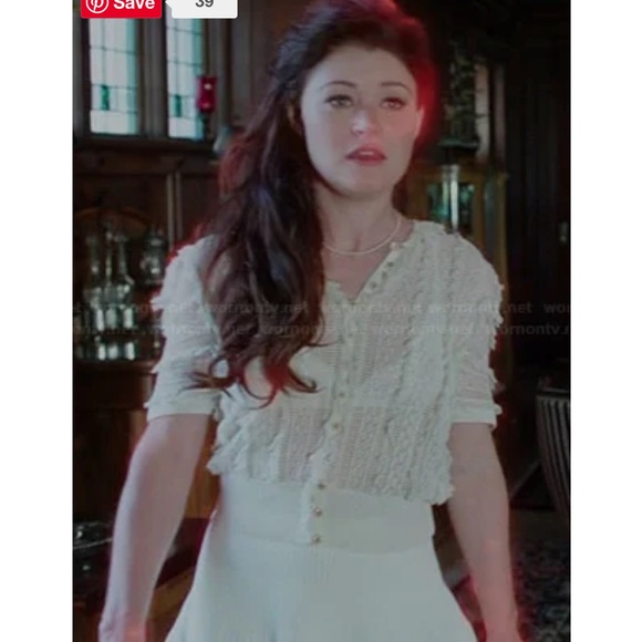 Ralph Lauren Black Label Ottoman Knit Flared skirt Belle ouat once upon a time - Picture 3 of 6